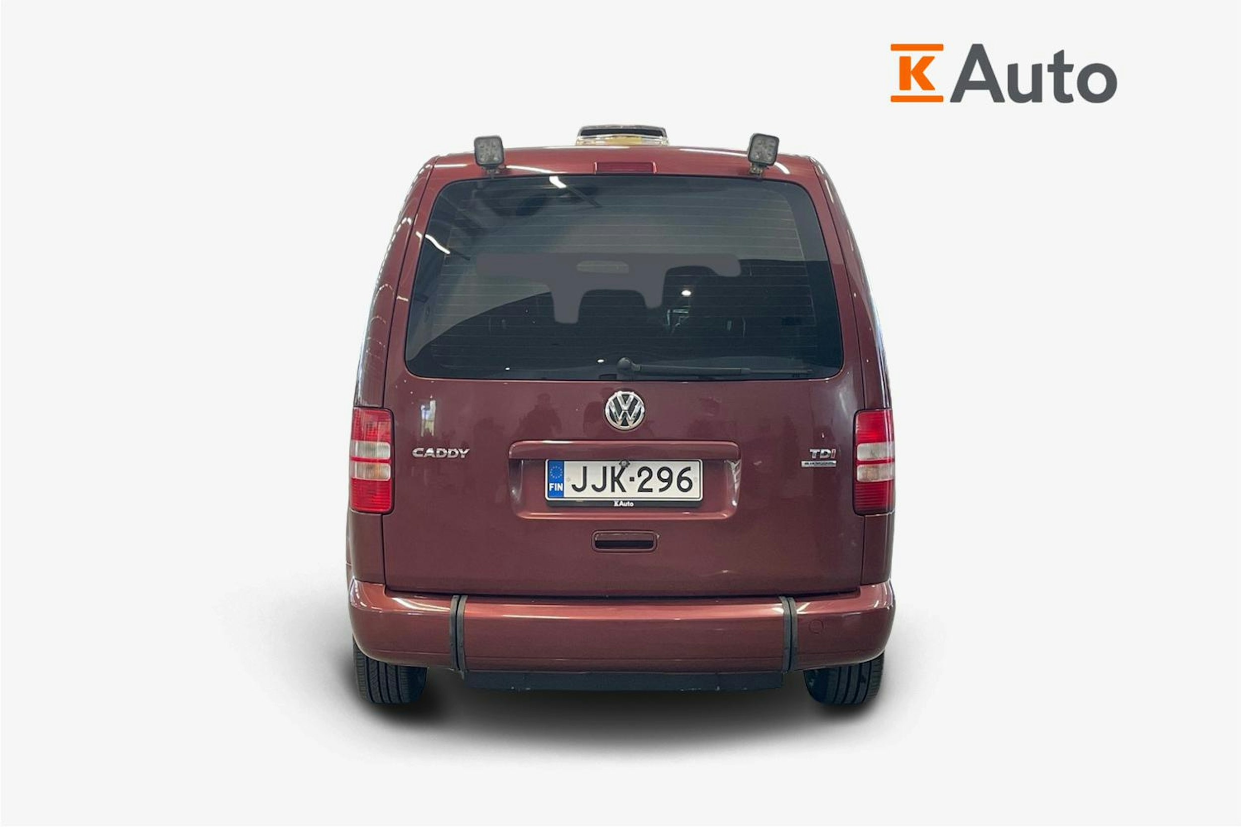 Punainen Volkswagen Caddy Maxi 2015 kuva 3.