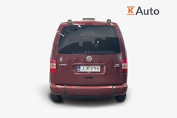 Punainen Volkswagen Caddy Maxi 2015 kuva 3.