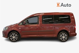 Punainen Volkswagen Caddy Maxi 2015 kuva 6.