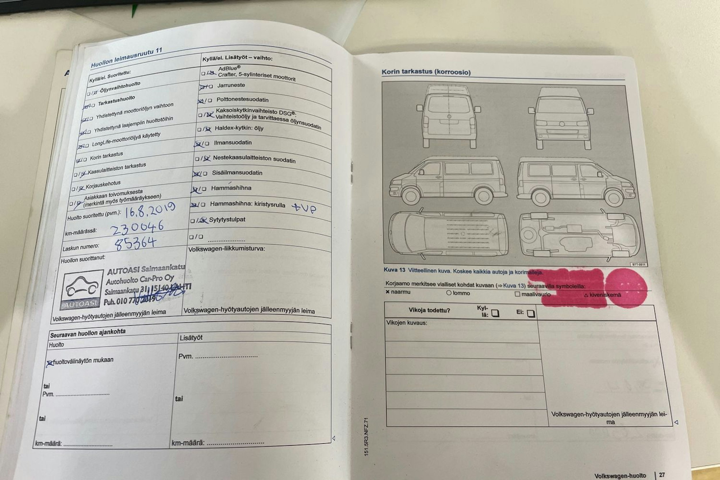 Punainen Volkswagen Caddy Maxi 2015 kuva 35.