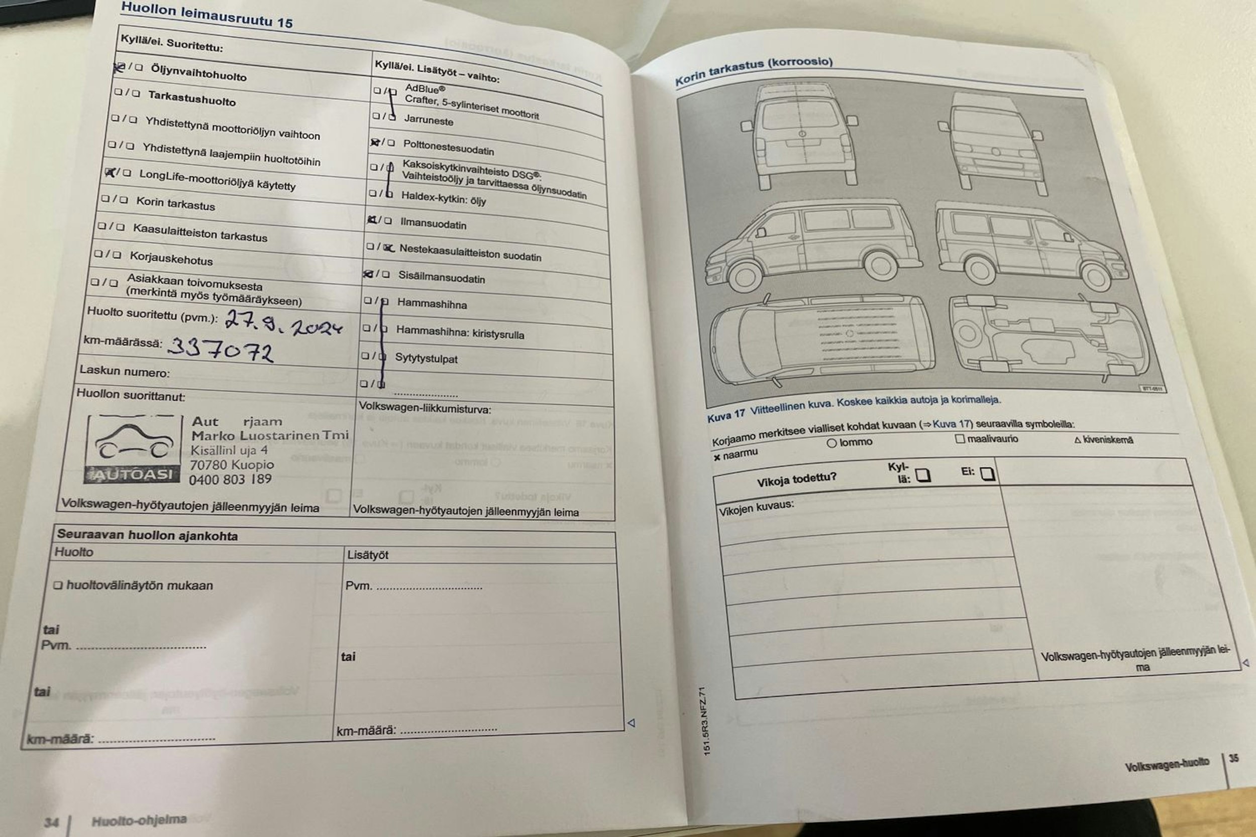 Punainen Volkswagen Caddy Maxi 2015 kuva 39.