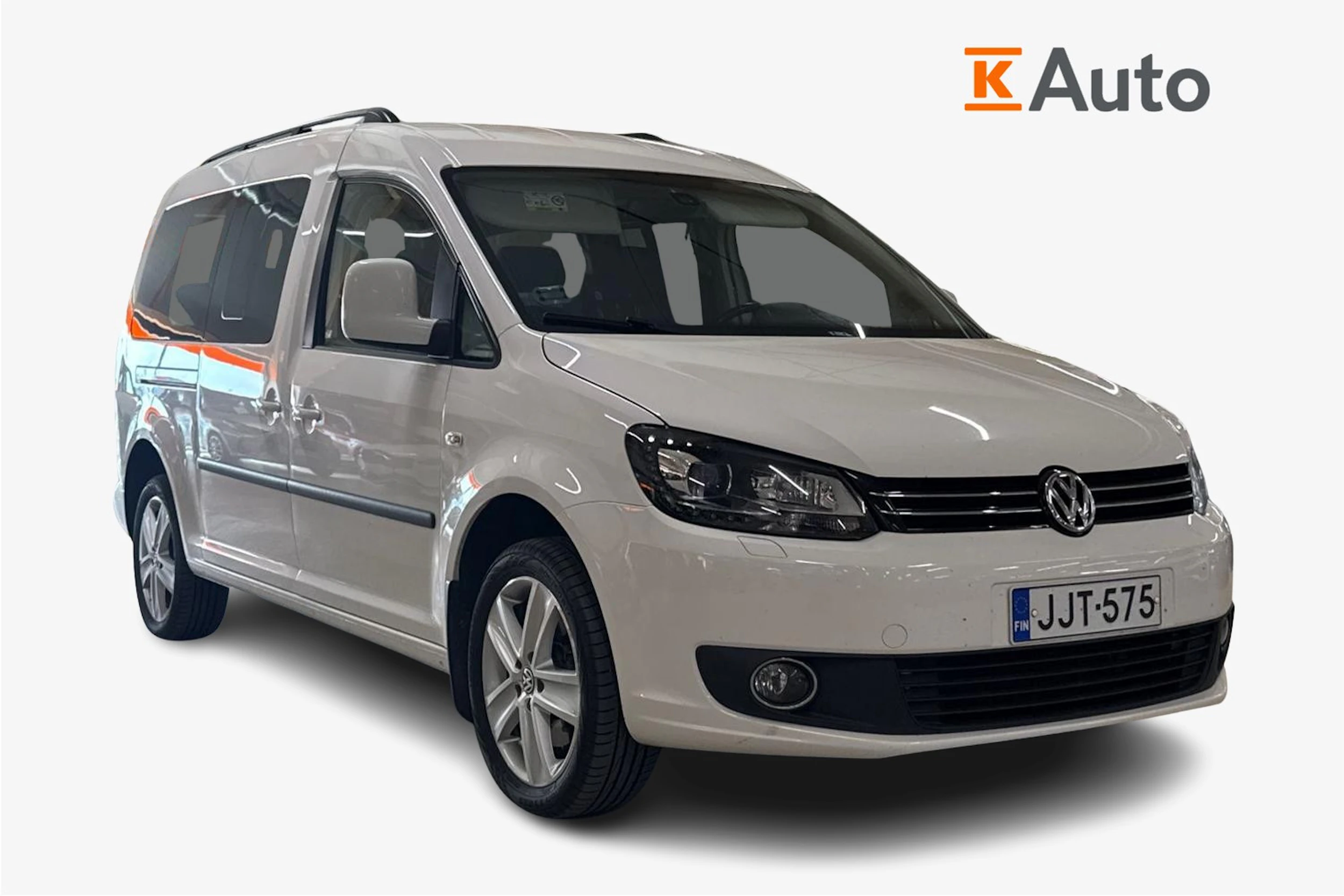 valkoinen Volkswagen Caddy Maxi 2015 kuva 1.
