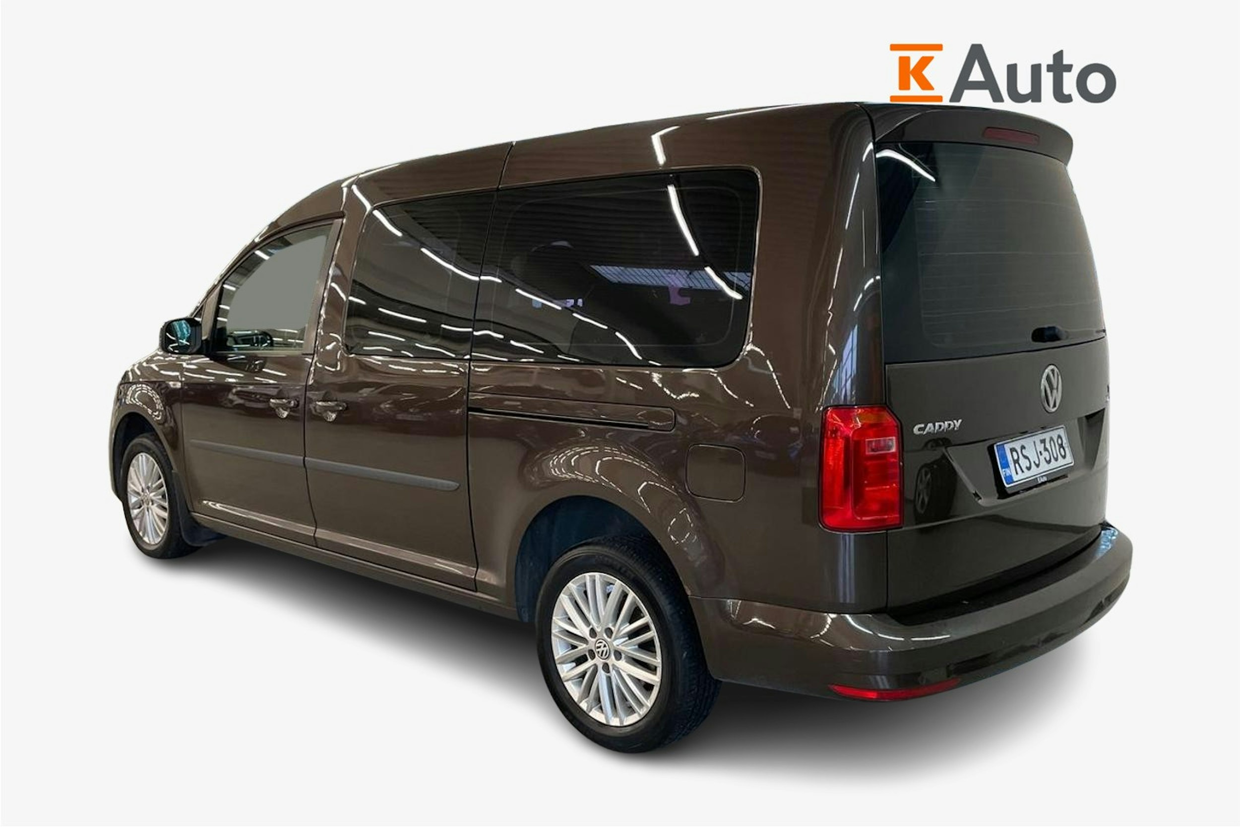 Ruskea (beige) Volkswagen Caddy Maxi 2015 kuva 2.