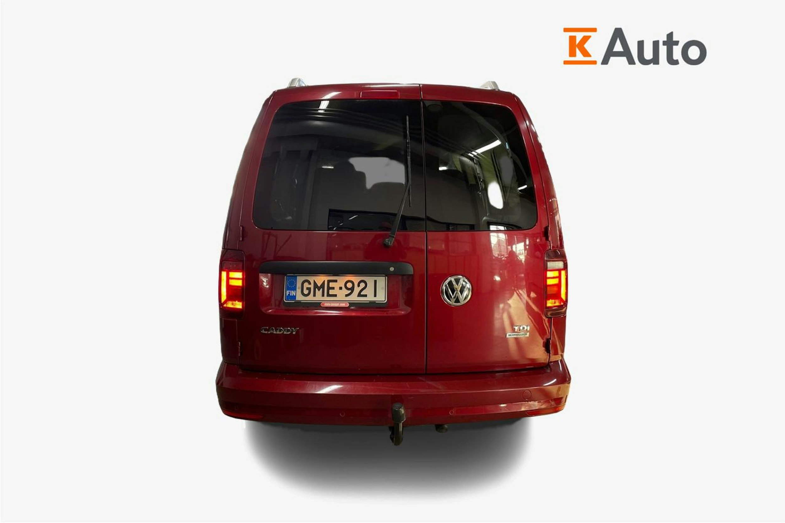 Punainen Volkswagen Caddy Maxi 2016 kuva 3.