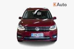 Punainen Volkswagen Caddy Maxi 2016 kuva 4.