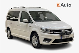 valkoinen Volkswagen Caddy Maxi 2016 kuva 1.