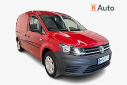 punainen Volkswagen Caddy Maxi 2016 kuva 1.
