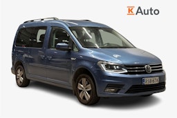 Sininen Volkswagen Caddy Maxi 2016 kuva 1.