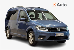 sininen Volkswagen Caddy Maxi 2016 kuva 1.