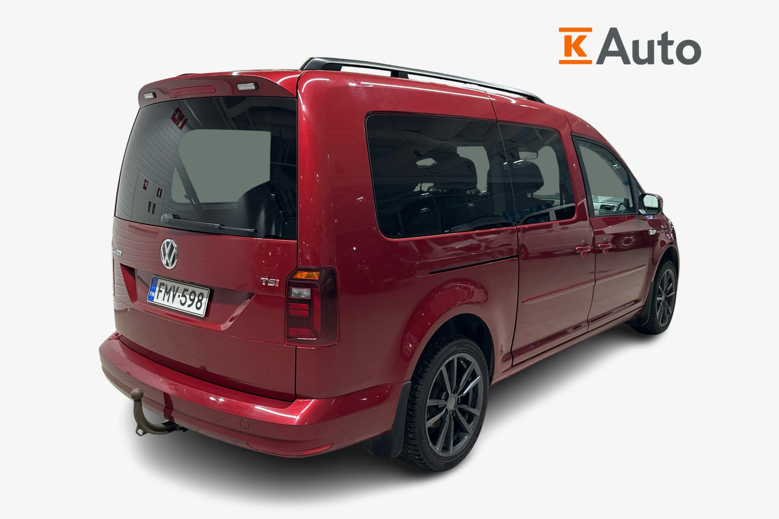 punainen Volkswagen Caddy Maxi 2017 kuva 2.