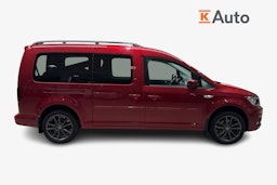 punainen Volkswagen Caddy Maxi 2017 kuva 5.