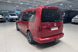 punainen Volkswagen Caddy Maxi 2017 kuva 13.