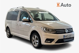 valkoinen Volkswagen Caddy Maxi 2017 kuva 1.