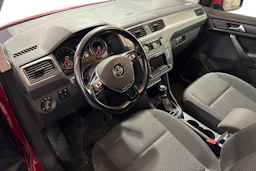 punainen Volkswagen Caddy Maxi 2018 kuva 3.