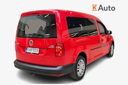 punainen Volkswagen Caddy Maxi 2017 kuva 2.