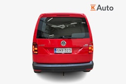 punainen Volkswagen Caddy Maxi 2017 kuva 3.