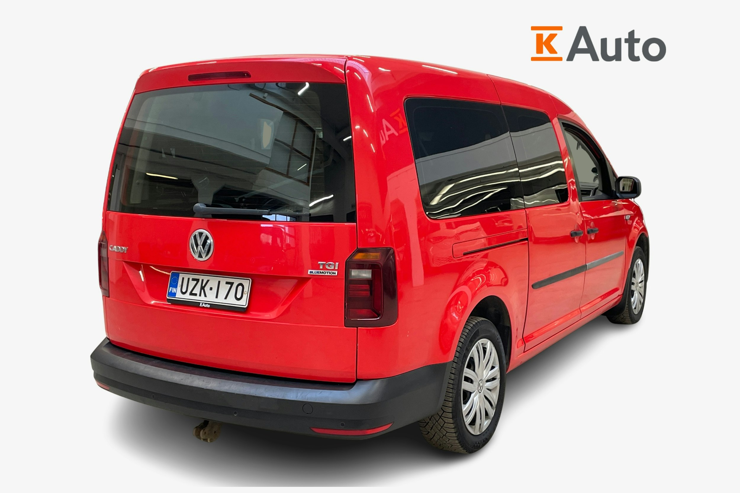 punainen Volkswagen Caddy Maxi 2017 kuva 2.