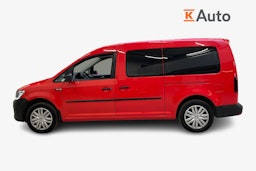 punainen Volkswagen Caddy Maxi 2017 kuva 5.