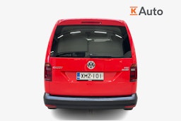 punainen Volkswagen Caddy Maxi 2017 kuva 3.