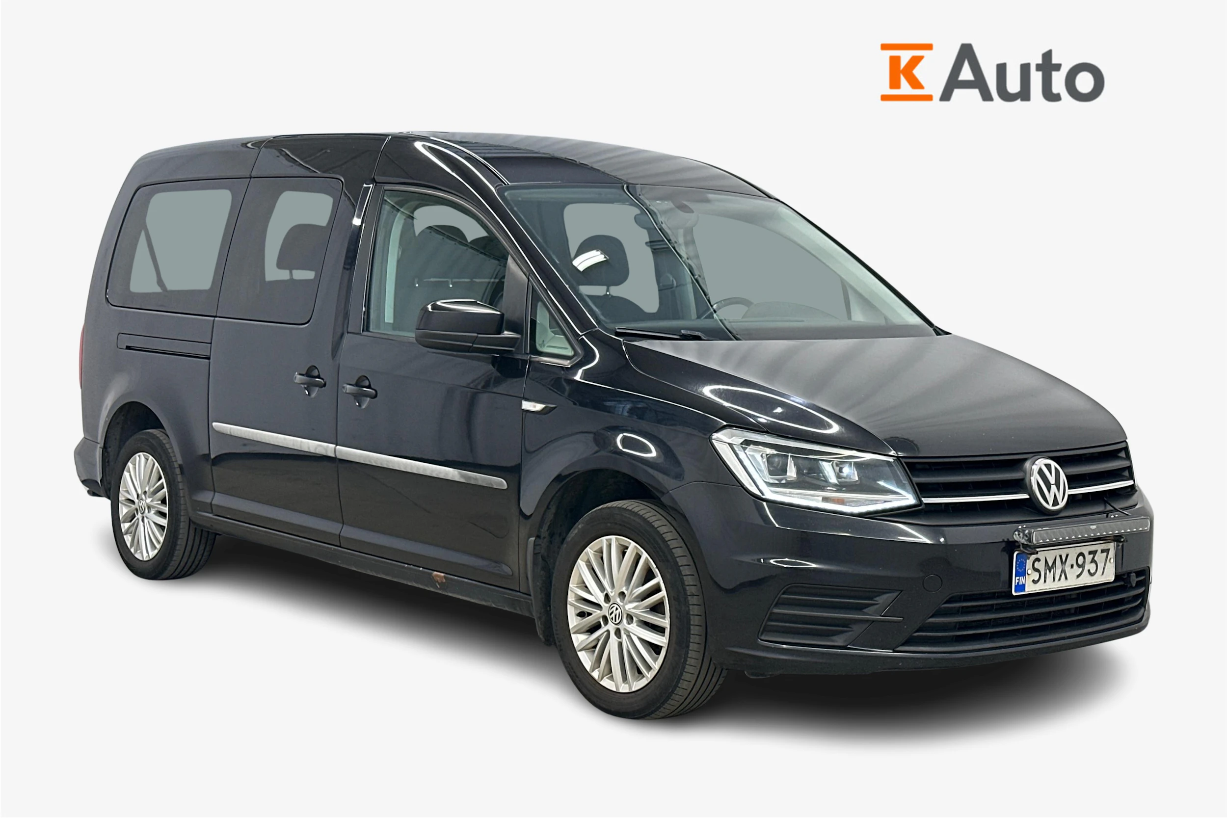 musta Volkswagen Caddy Maxi 2018 kuva 1.