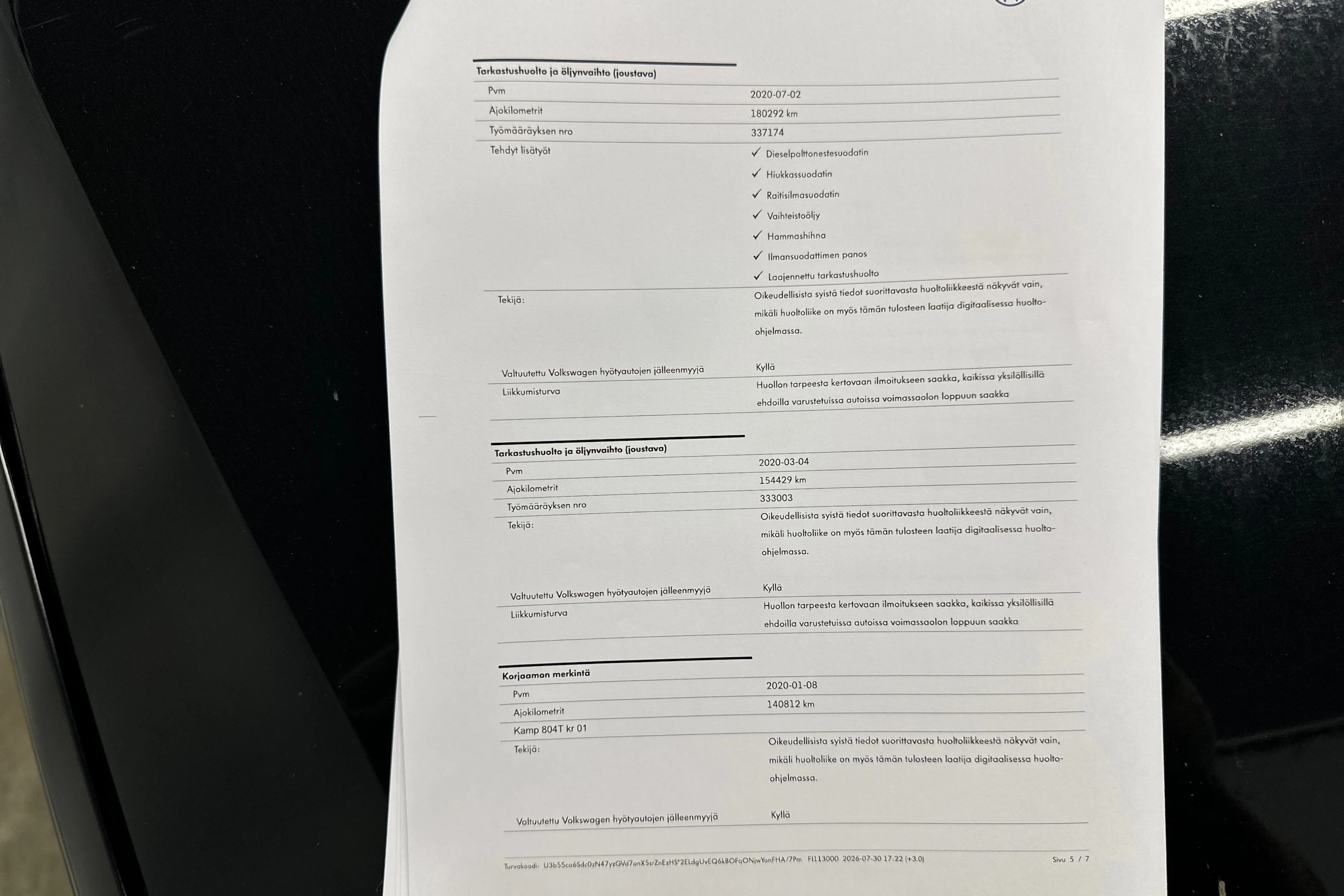musta Volkswagen Caddy Maxi 2018 kuva 26.