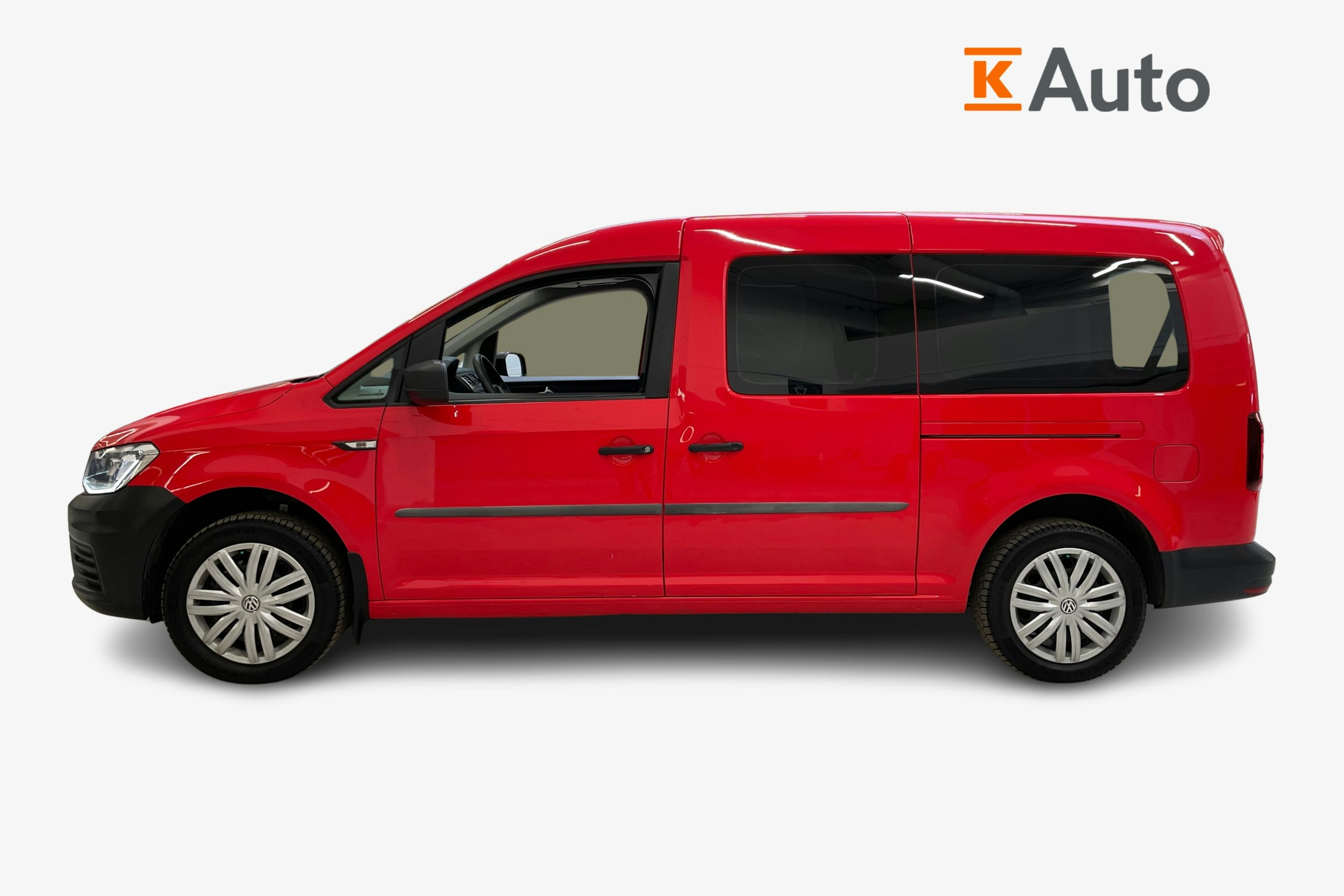 punainen Volkswagen Caddy Maxi 2018 kuva 5.