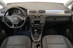 punainen Volkswagen Caddy Maxi 2018 kuva 9.