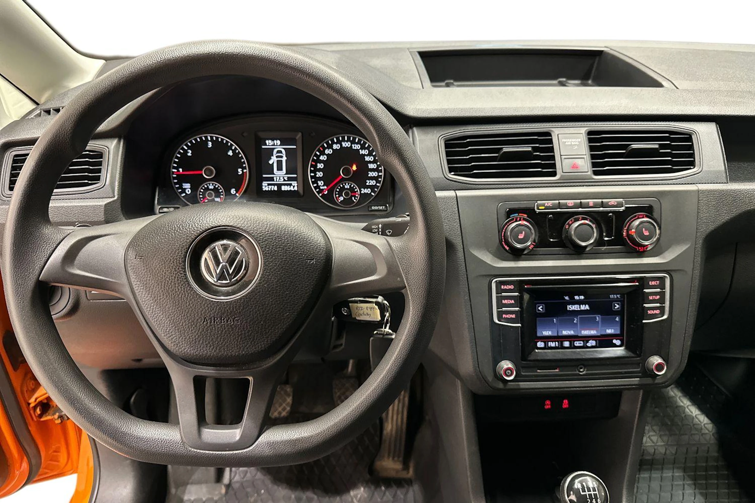 Oranssi Volkswagen Caddy Maxi 2019 kuva 9.