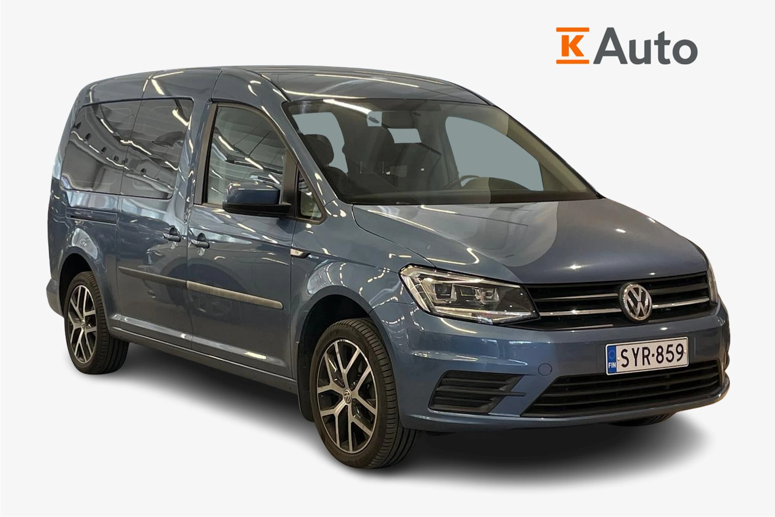 Sininen Volkswagen Caddy Maxi 2019 kuva 1.