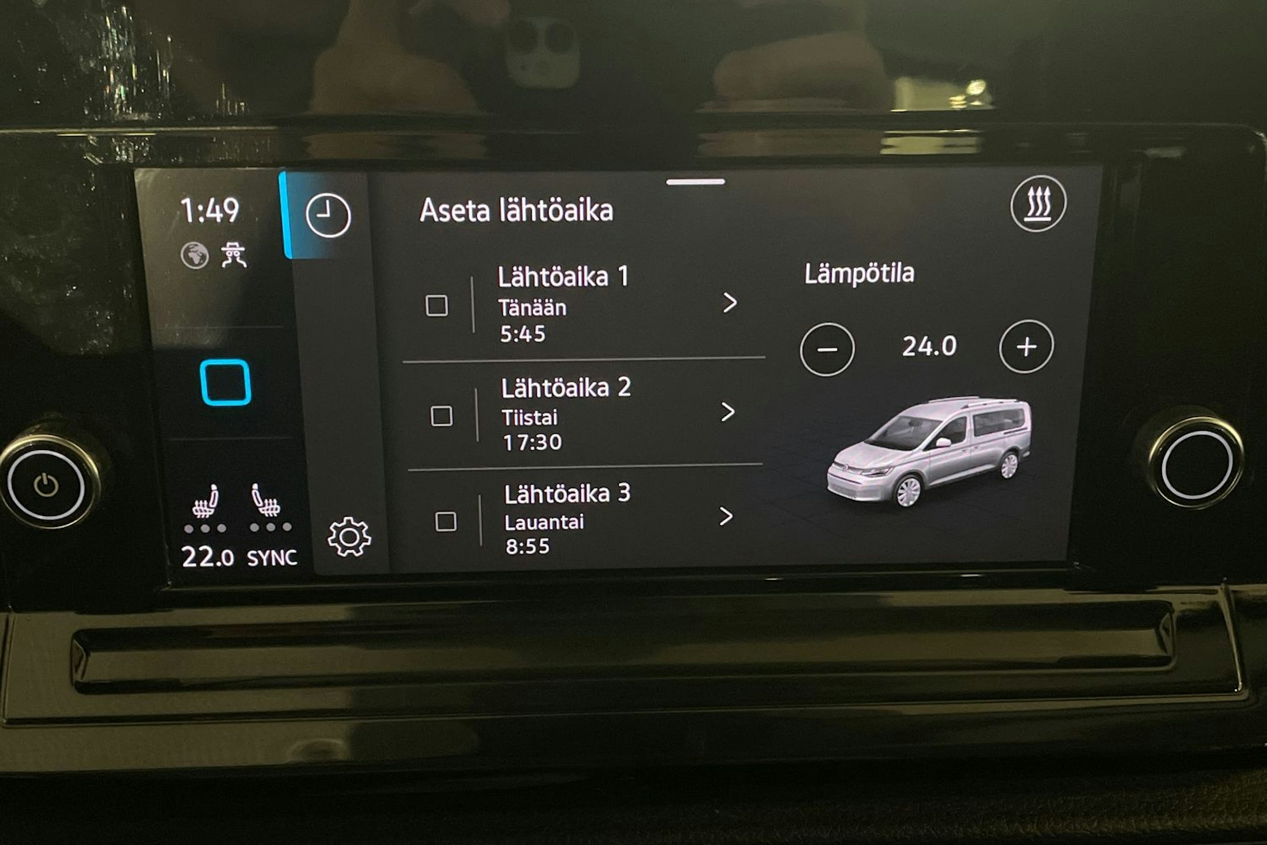 Valkoinen Volkswagen Caddy Maxi 2021 kuva 15.