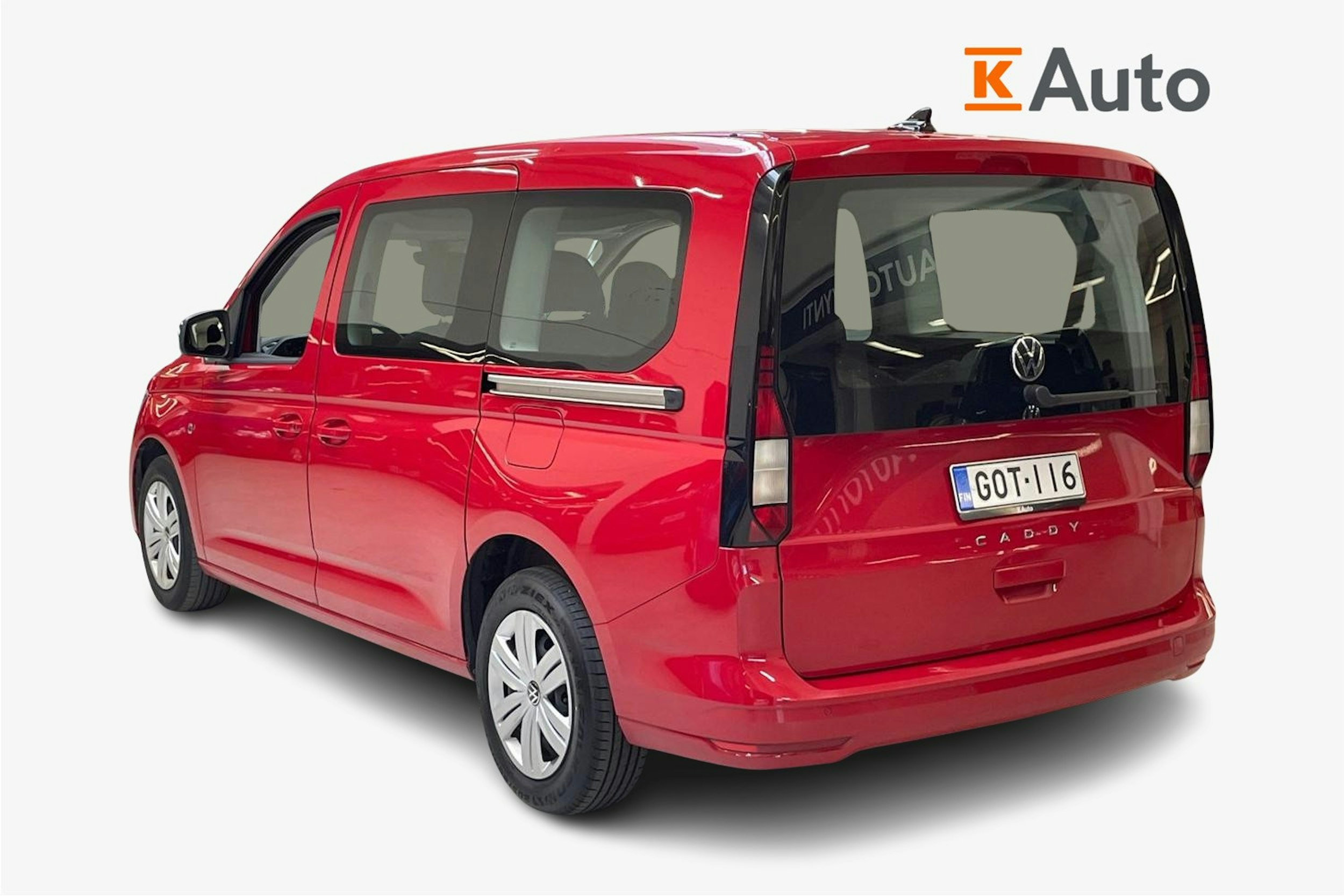 punainen Volkswagen Caddy Maxi 2021 kuva 2.
