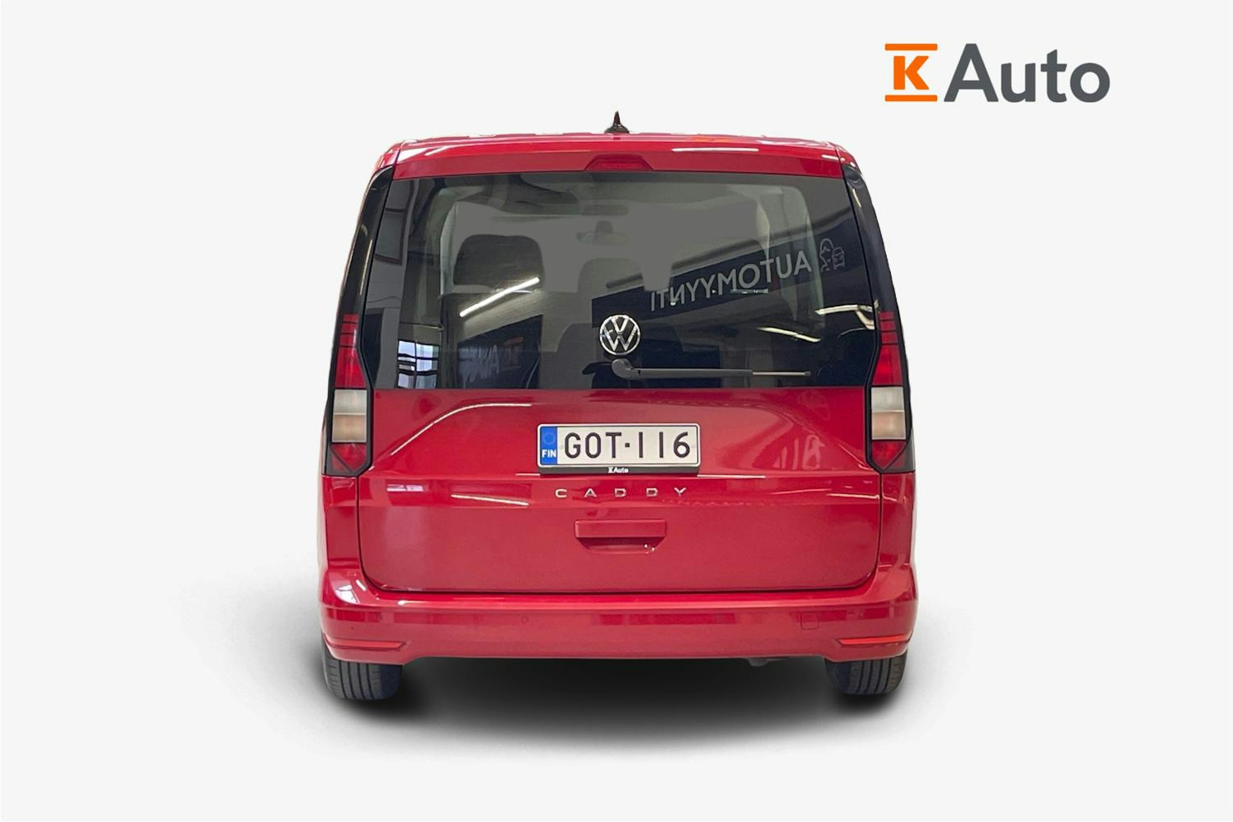 punainen Volkswagen Caddy Maxi 2021 kuva 3.