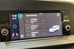 punainen Volkswagen Caddy Maxi 2021 kuva 22.