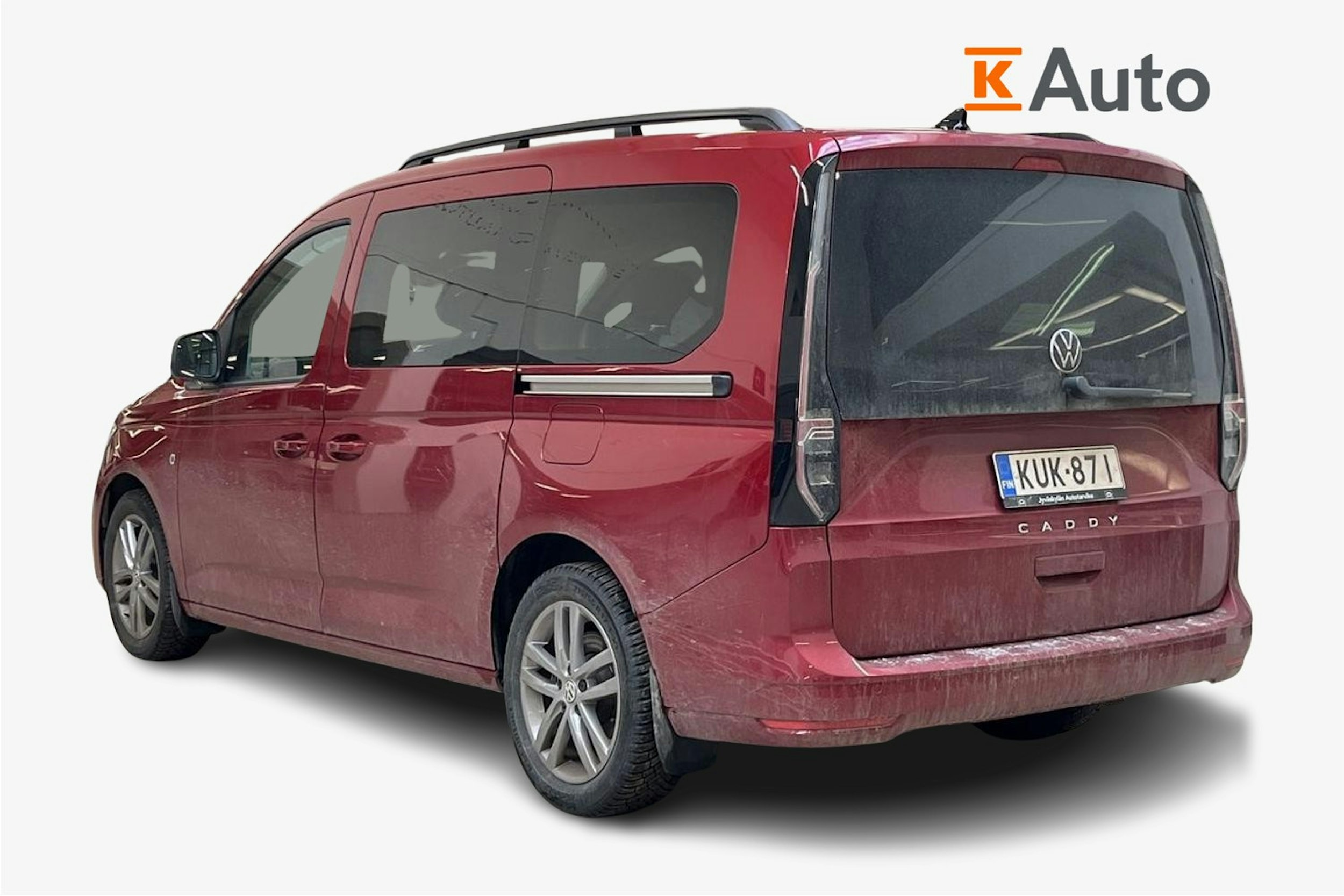 punainen Volkswagen Caddy Maxi 2021 kuva 3.