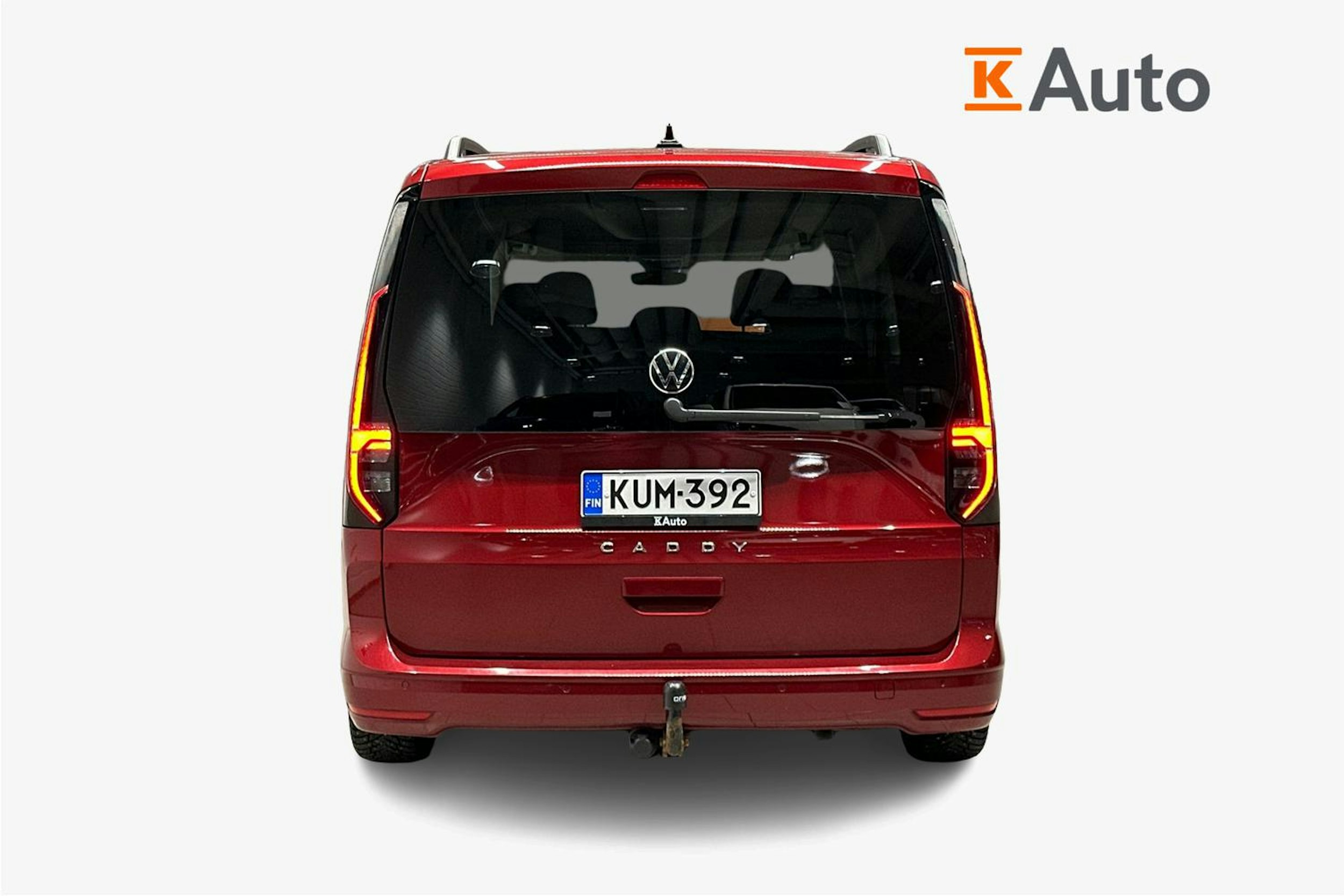 Punainen Volkswagen Caddy Maxi 2021 kuva 3.