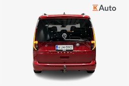Punainen Volkswagen Caddy Maxi 2021 kuva 3.