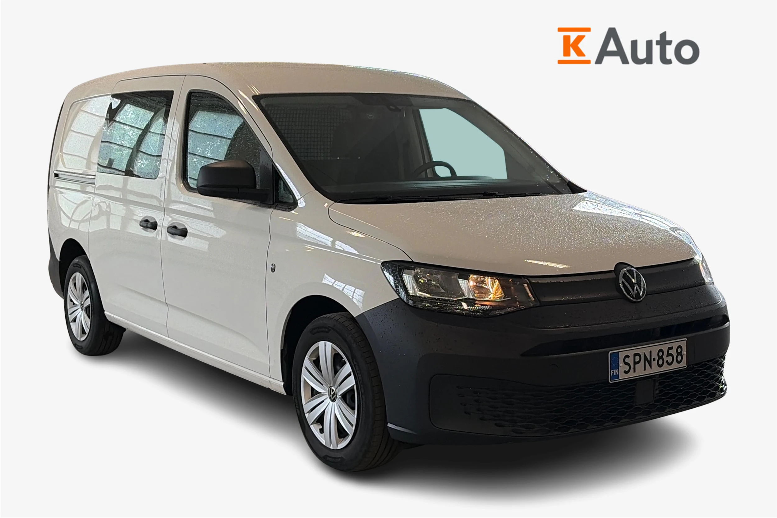 valkoinen Volkswagen Caddy Maxi 2023 kuva 1.