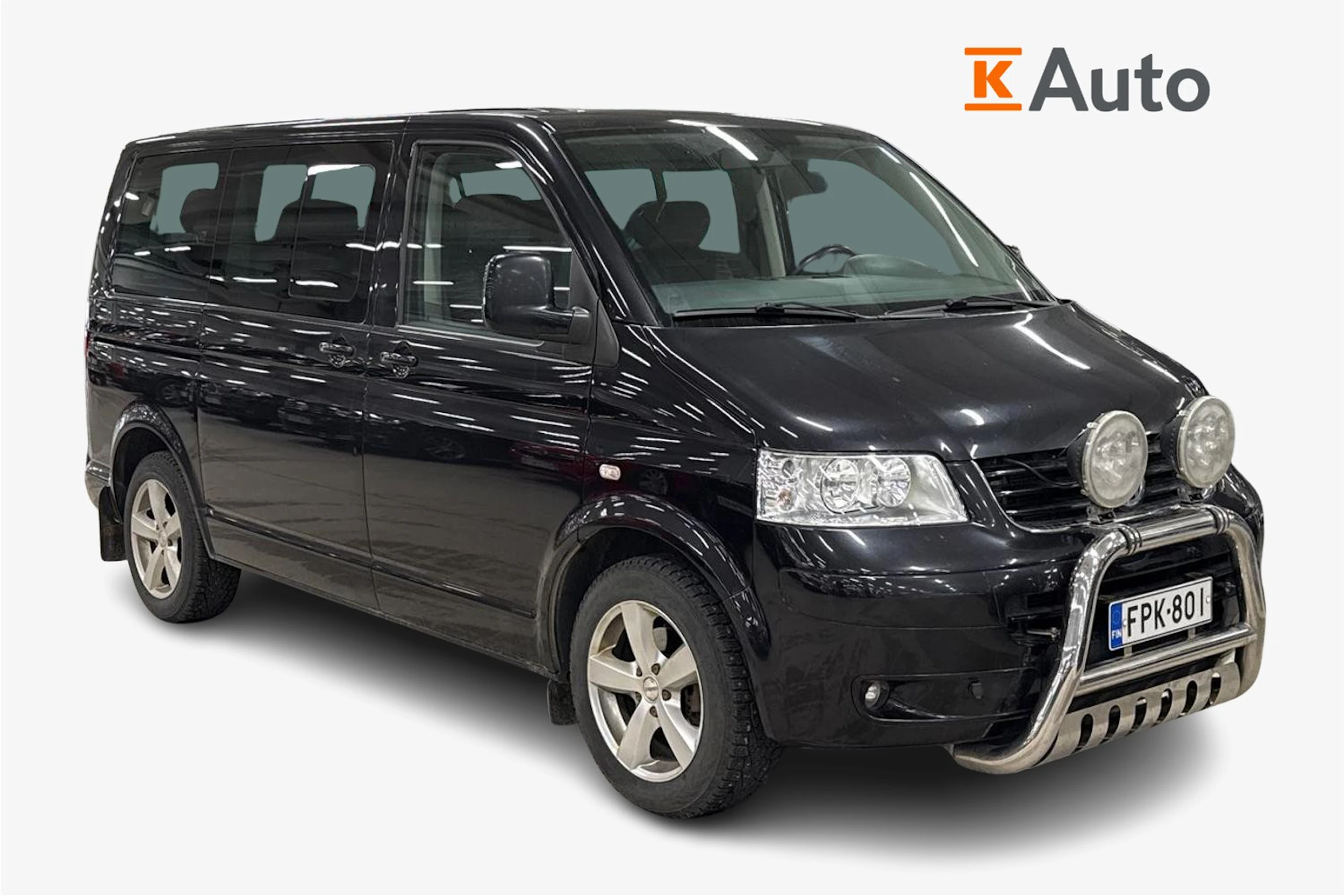 musta Volkswagen Caravelle 2008 kuva 1.