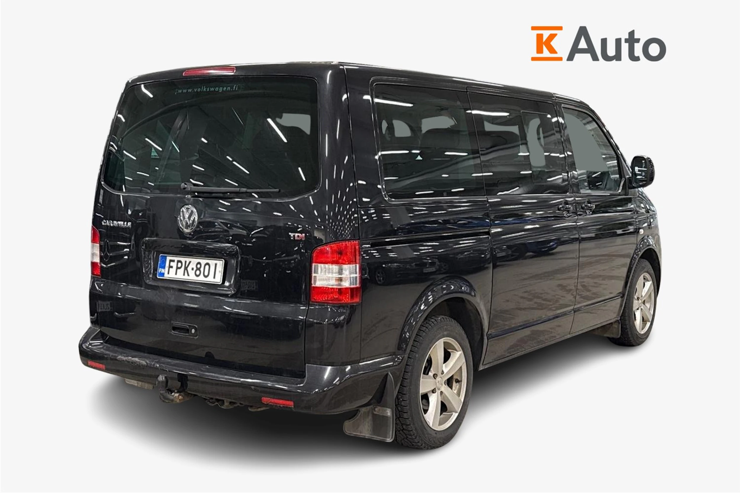 musta Volkswagen Caravelle 2008 kuva 2.