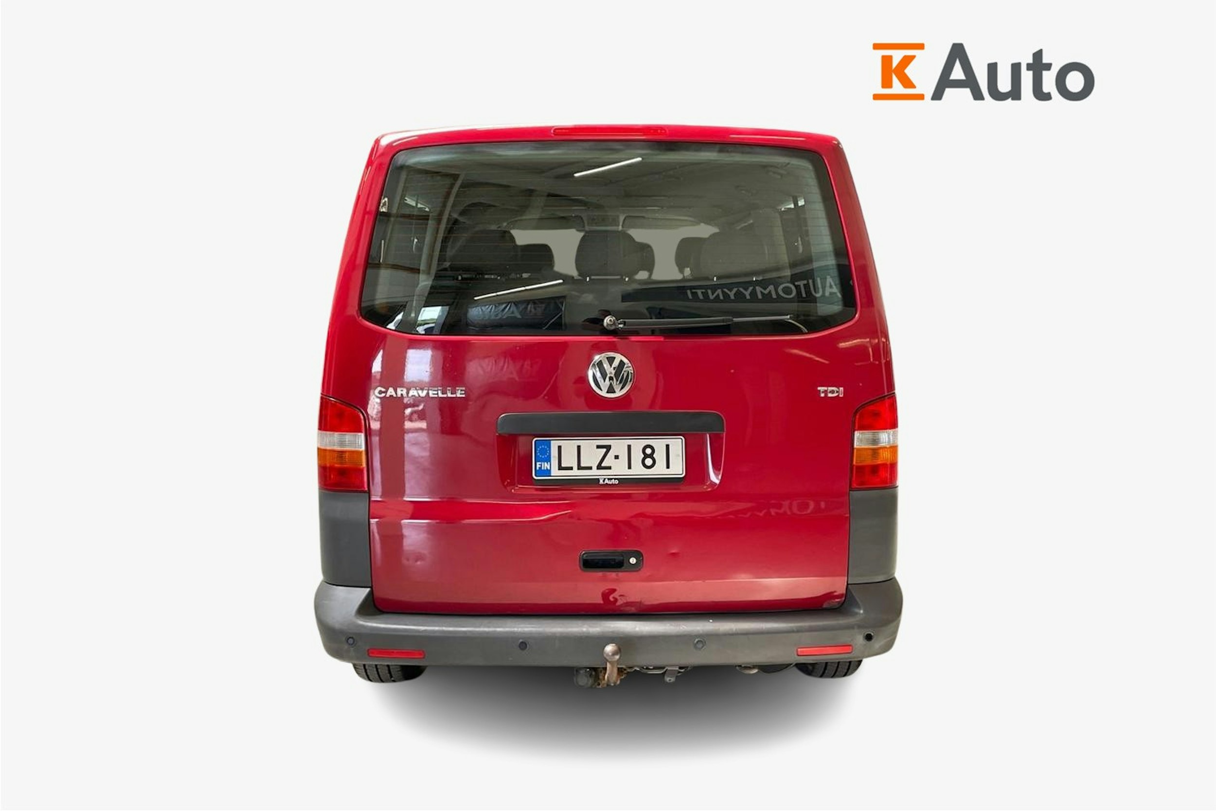 punainen Volkswagen Caravelle 2008 kuva 3.
