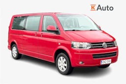 punainen Volkswagen Caravelle 2010 kuva 1.