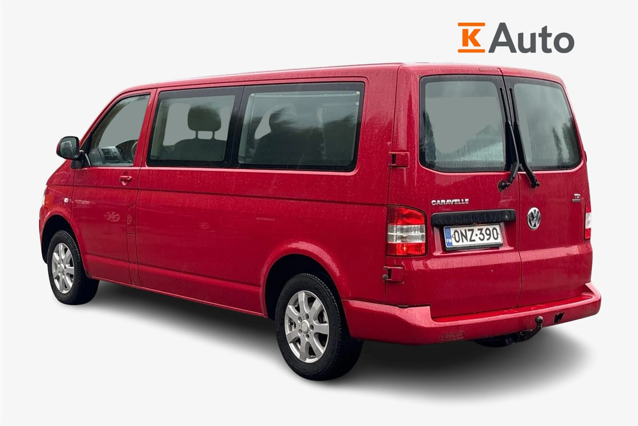 punainen Volkswagen Caravelle 2010 kuva 2.