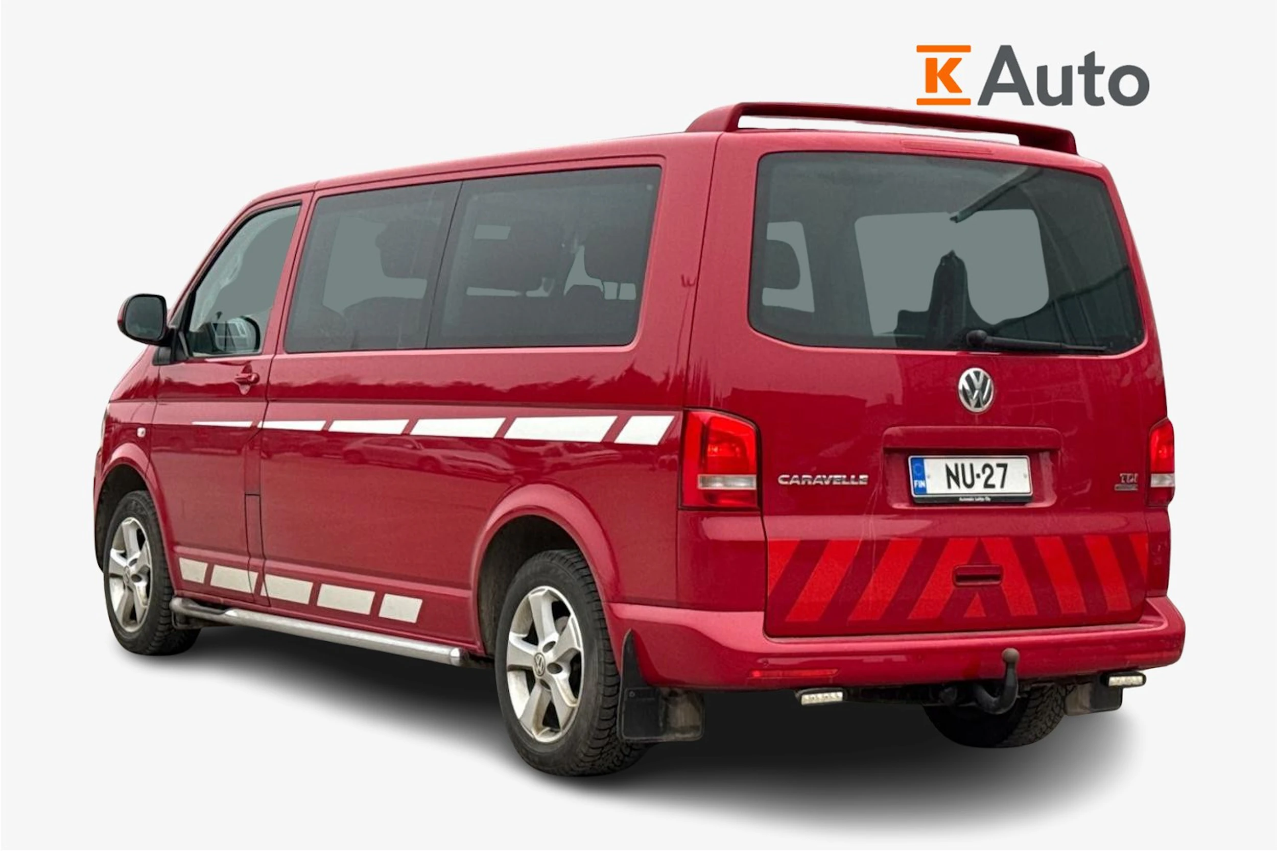 punainen Volkswagen Caravelle 2015 kuva 2.