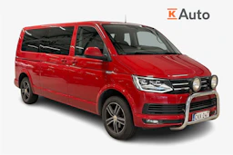 punainen Volkswagen Caravelle 2017 kuva 1.