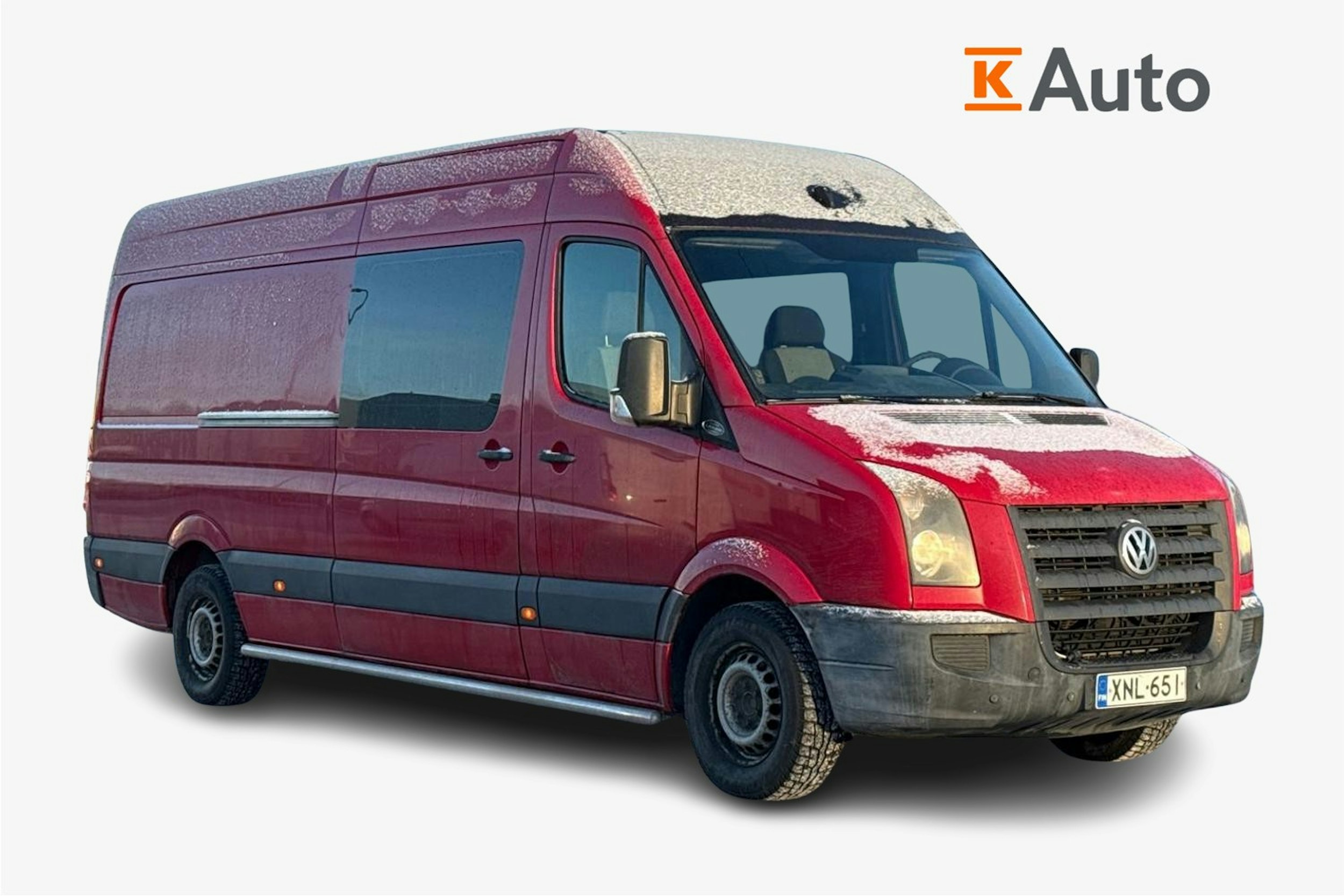 punainen Volkswagen Crafter 2010 kuva 1.