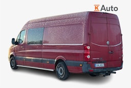 punainen Volkswagen Crafter 2010 kuva 2.