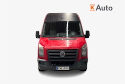 punainen Volkswagen Crafter 2010 kuva 4.