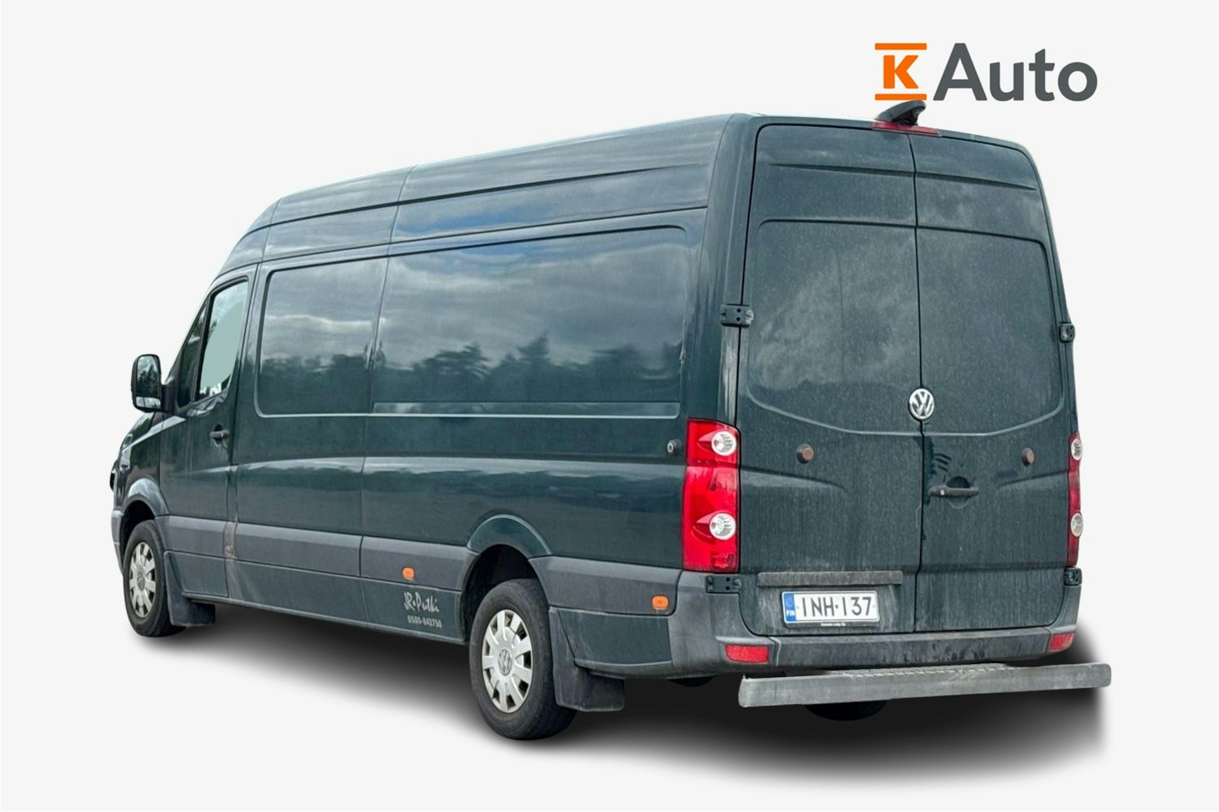 vihreä Volkswagen Crafter 2014 kuva 2.