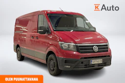 punainen Volkswagen Crafter 2023 kuva 1.