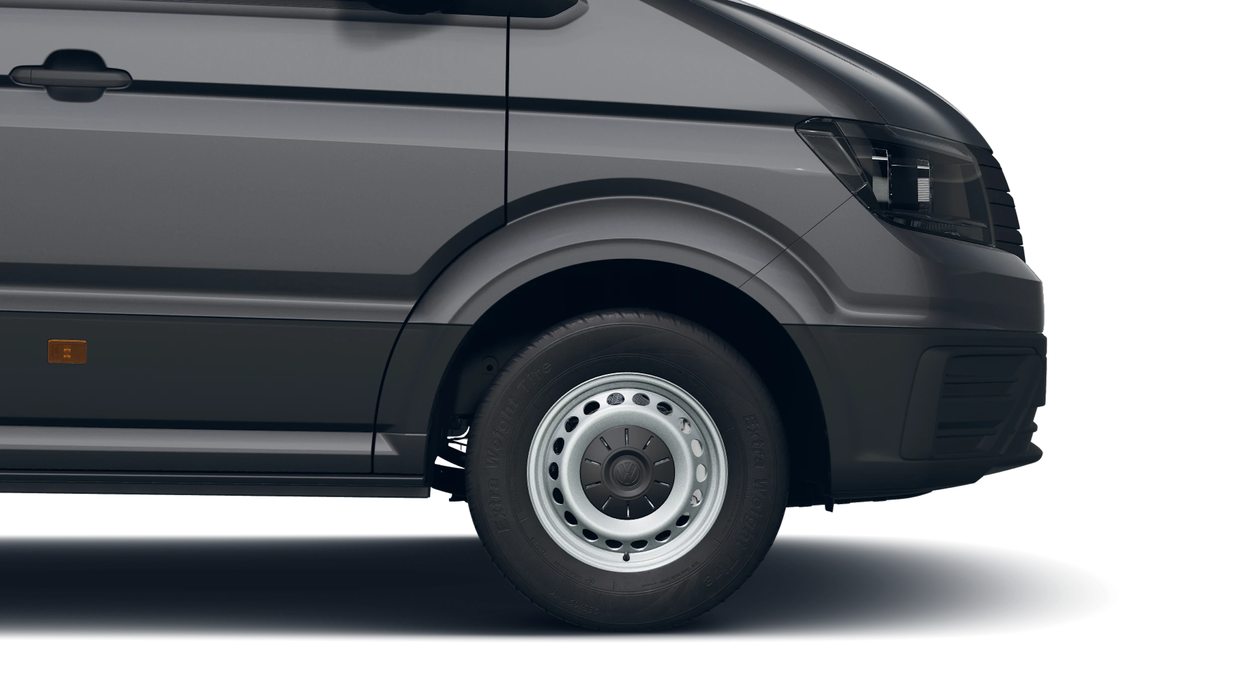Indium Grey -tummanharmaa metalliväri Volkswagen Crafter 2026 kuva 9.